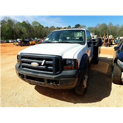 2007 FORD F450XL SUPER DUTY, VIN/SN:1FDXF47P37EA02258 - 4X4, POWER STROKE DIESEL ENGINE, A/T, 9' KNA