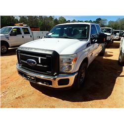 2011 FORD F350 CAB & CHASSIS, VIN/SN:1F18W3AT1BEC51675 - CREW CAB, POWER STROKE DIESEL ENGINE, A/T (