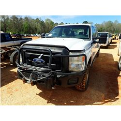2011 FORD F350 PICKUP, VIN/SN:1FTBW3BT9BEA30582 - 6.7 POWERSTROKE DIESEL, A/T, 4X4, WINCH, BRUSH GUA