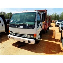 2001 ISUZU NPR TRUCK, VIN/SN:JALB4B14217005668 - DIESEL ENGINE, A/T, 16' WOMACK LANDSCAPING BED (DOE