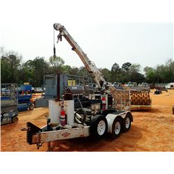 S.D.P. EX HAULER 2 HOIST, VIN/SN:EZH981066 - DIESEL ENGINE, MTD ON T/A TRAILER, METER READING 1,512 