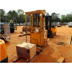 HYSTER R30C ELECTRIC LIFT TRUCK, VIN/SN:B118U1531Z - 3,000# CAP, W/BATTERY CHARGER, METER READING 3,