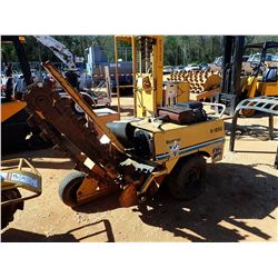 VERMER V-1850BA TRENCHER, VIN/SN:1VRK010P0S1000136 - WALK BEHIND, METER READING 550 HOURS (B-2)