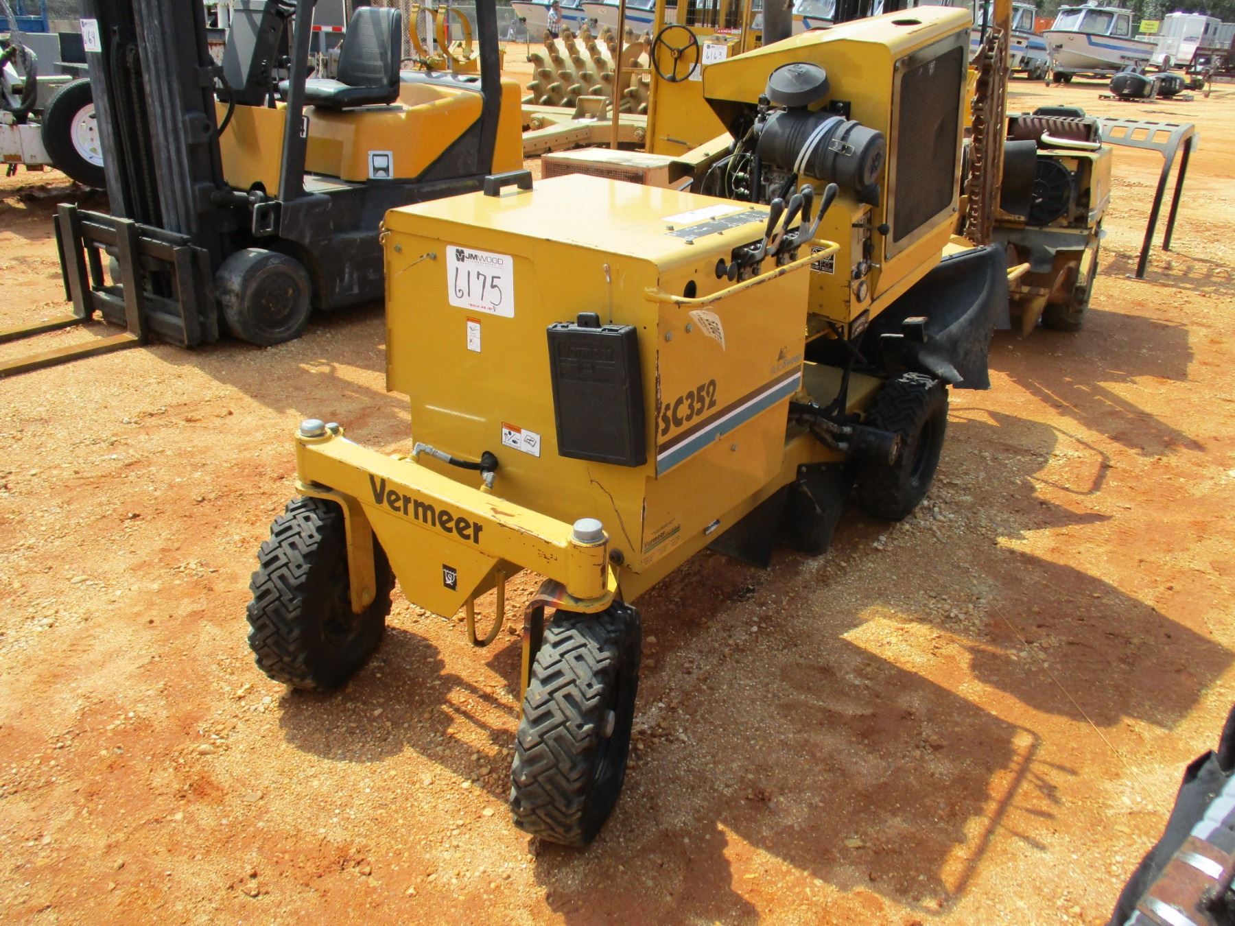 VERMEER SC352 STUMP GRINDER, - DIESEL ENGINE, AUTO SWEEP, METER READING ...