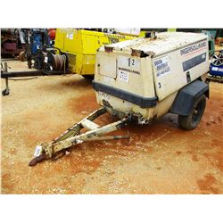 INGERSOLL-RAND 185 AIR COMPRESSOR, - DIESEL ENGINE (B-3)