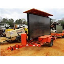K & K SYSTEMS MB3L MESSAGE BOARD, VIN/SN:MPR500244 - TRAILER MOUNTED, HYD, QUICK MESSAGE SELECTION, 
