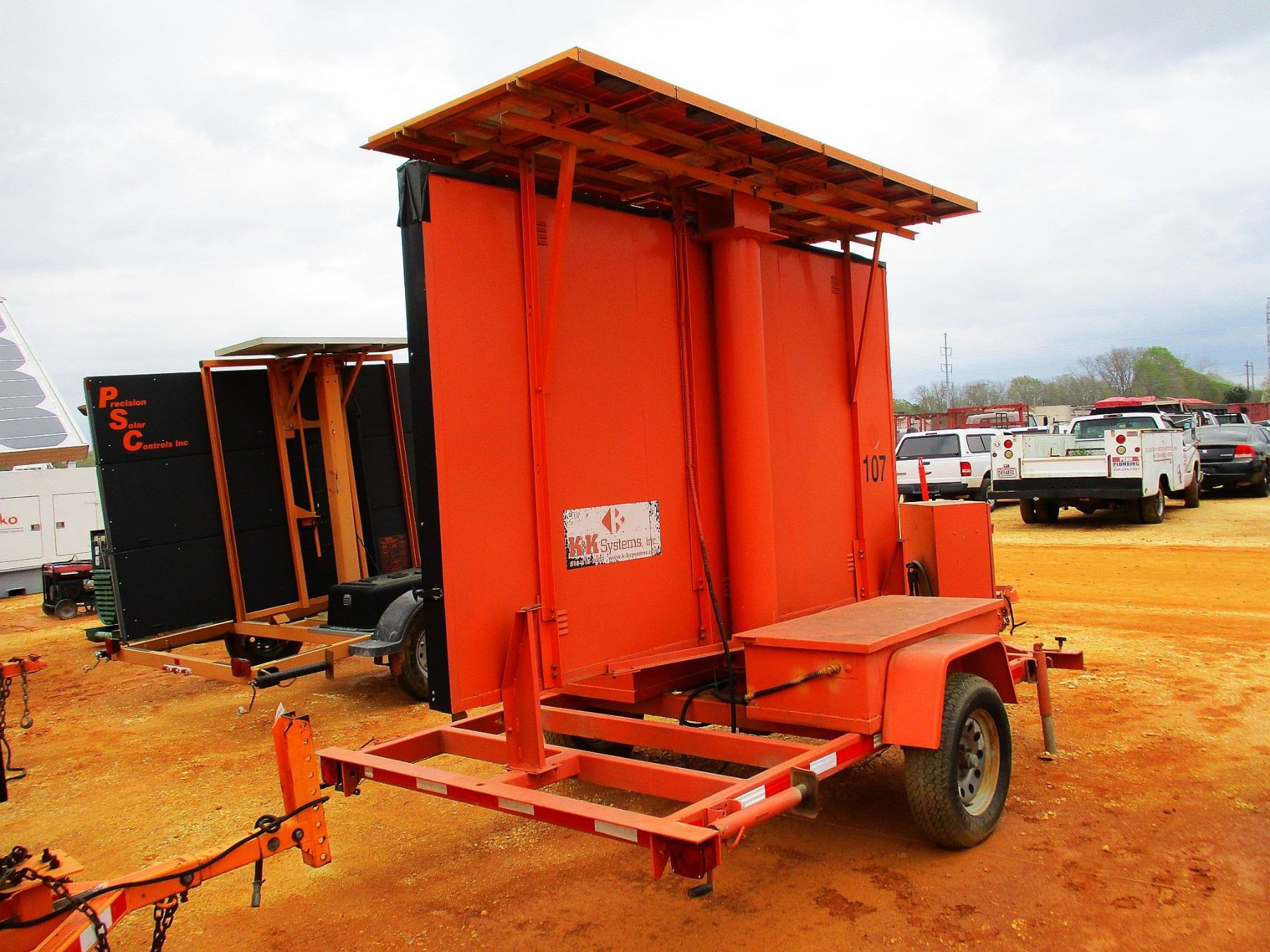 K & K SYSTEMS MB3L MESSAGE BOARD, VIN/SNMPR500244 TRAILER MOUNTED