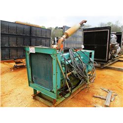 ONAN 115 ELECTRIC GENERATOR SET, - WAUKASHA NATURAL GAS ENGINE, SKID MOUNTED (B-3)