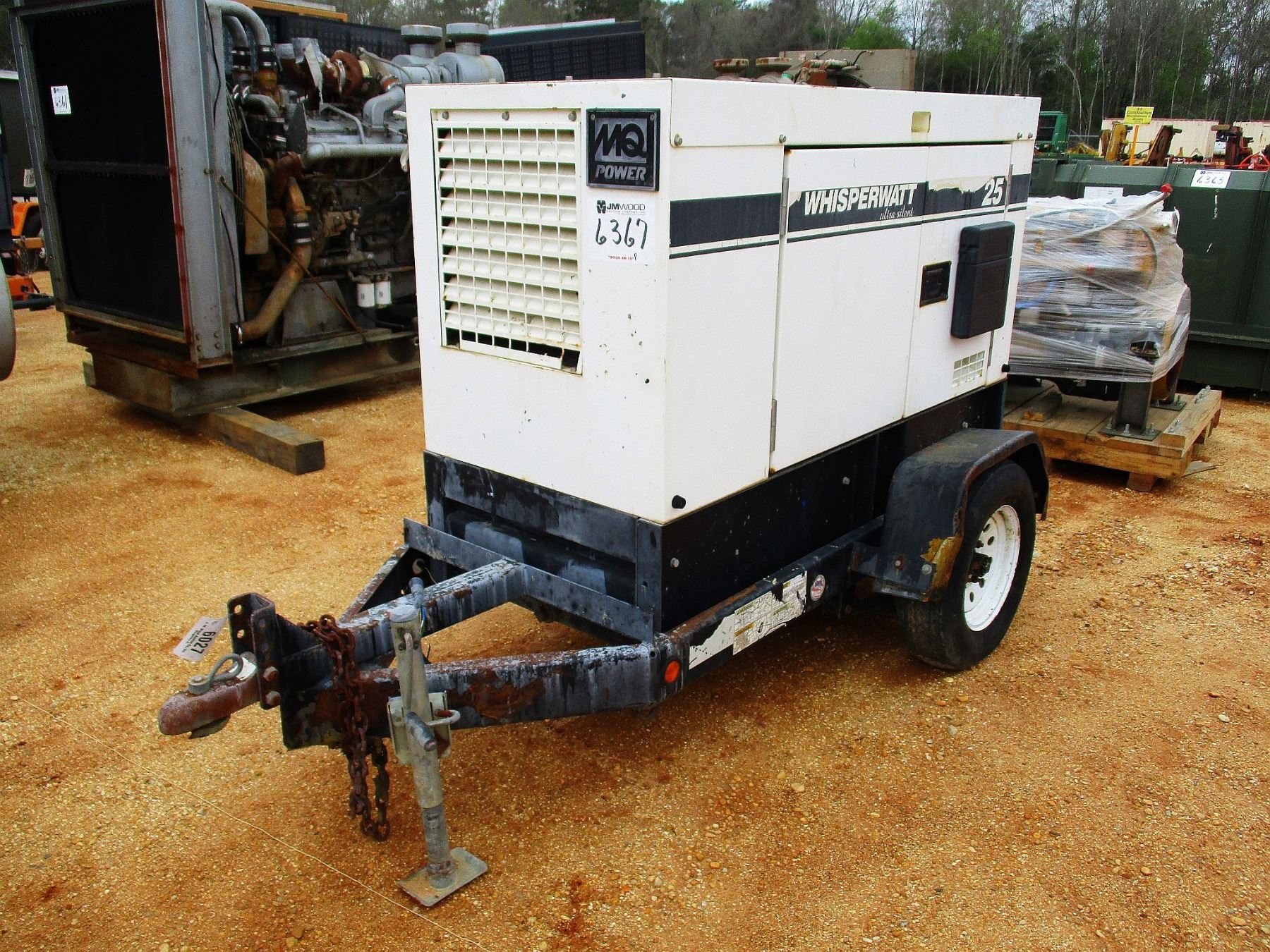 MULTIQUIP 25 KVA AC GENERATOR MODEL DCA25USI, ISUZU DIESEL ENGINE