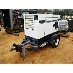 MULTIQUIP 25 KVA AC GENERATOR MODEL DCA25USI, ISUZU DIESEL ENGINE, METER READING 13,65 HOURS (B-3)
