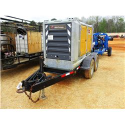 BBA PUMP- 6" CAT DIESEL ENGINE, MOUNTED ON T/A TRAILER, METER READING 5,246 HOURS(B4)