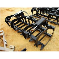 72" TRASH BUCKET W/TOP CLAMP, FITS SKID STEER LOADER (B-5)