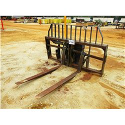 FORK ATTACHMENT, FITS WHEEL LOADER (B-6)