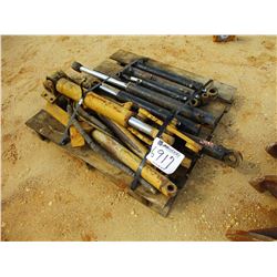 (9) MISC SIZE HYD CYLINDERS (B-6)