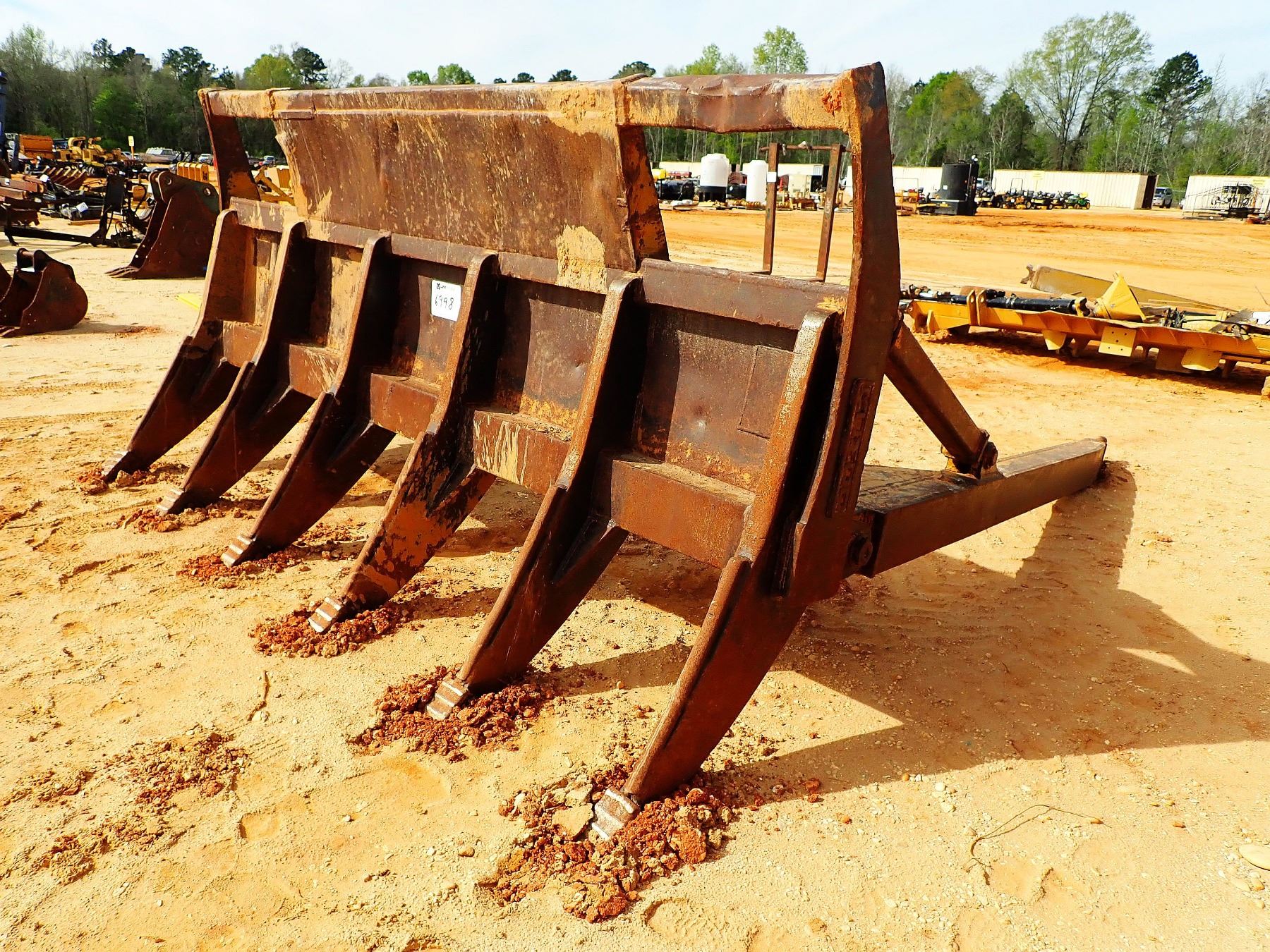 REMCO 12' ROOT RAKE W/ LIFT ARMS - J.M. Wood Auction Company, Inc.