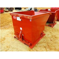 1.5 CUBIC YARD SELF DUMPING HOPPER (B-7)