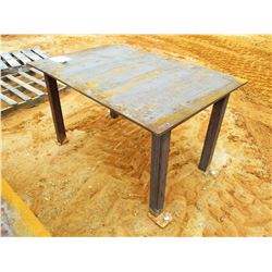 STEEL FAB TABLE 30" X 58" (B-7)