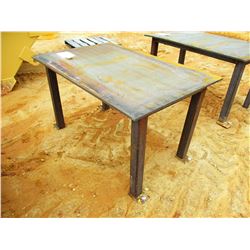 STEEL FAB TABLE 30" X 58" (B-7)