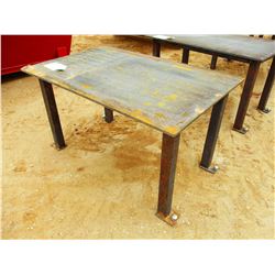 STEEL FAB TABLE 30" X 58" (B-7)