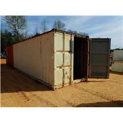 40' STEEL SHIPPING CONTAINER