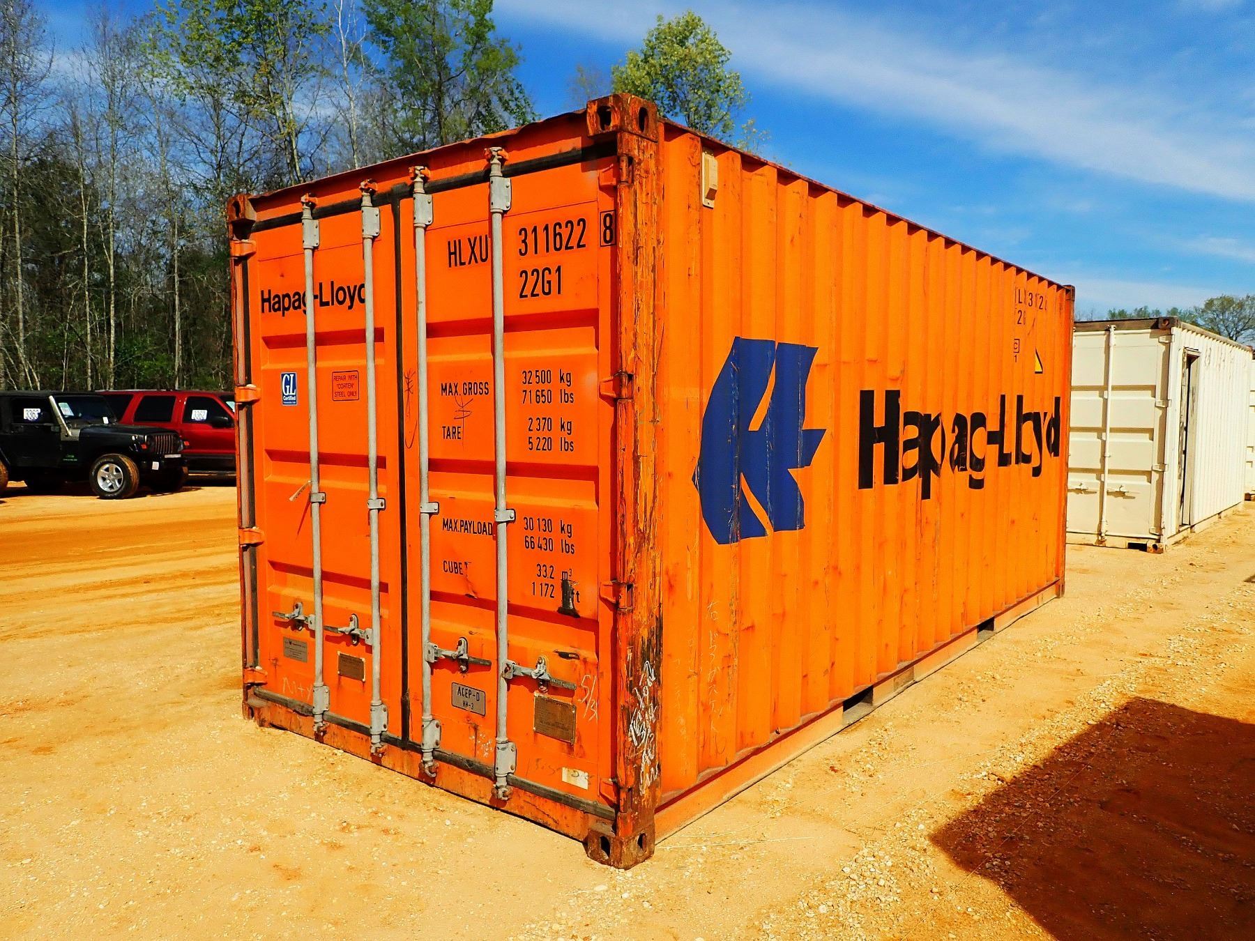 20' STEEL SHIPPING CONTAINER (B7)