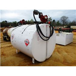 750 GAL FUEL STORAGE TANK W/ 2 PUMPS & HOSES