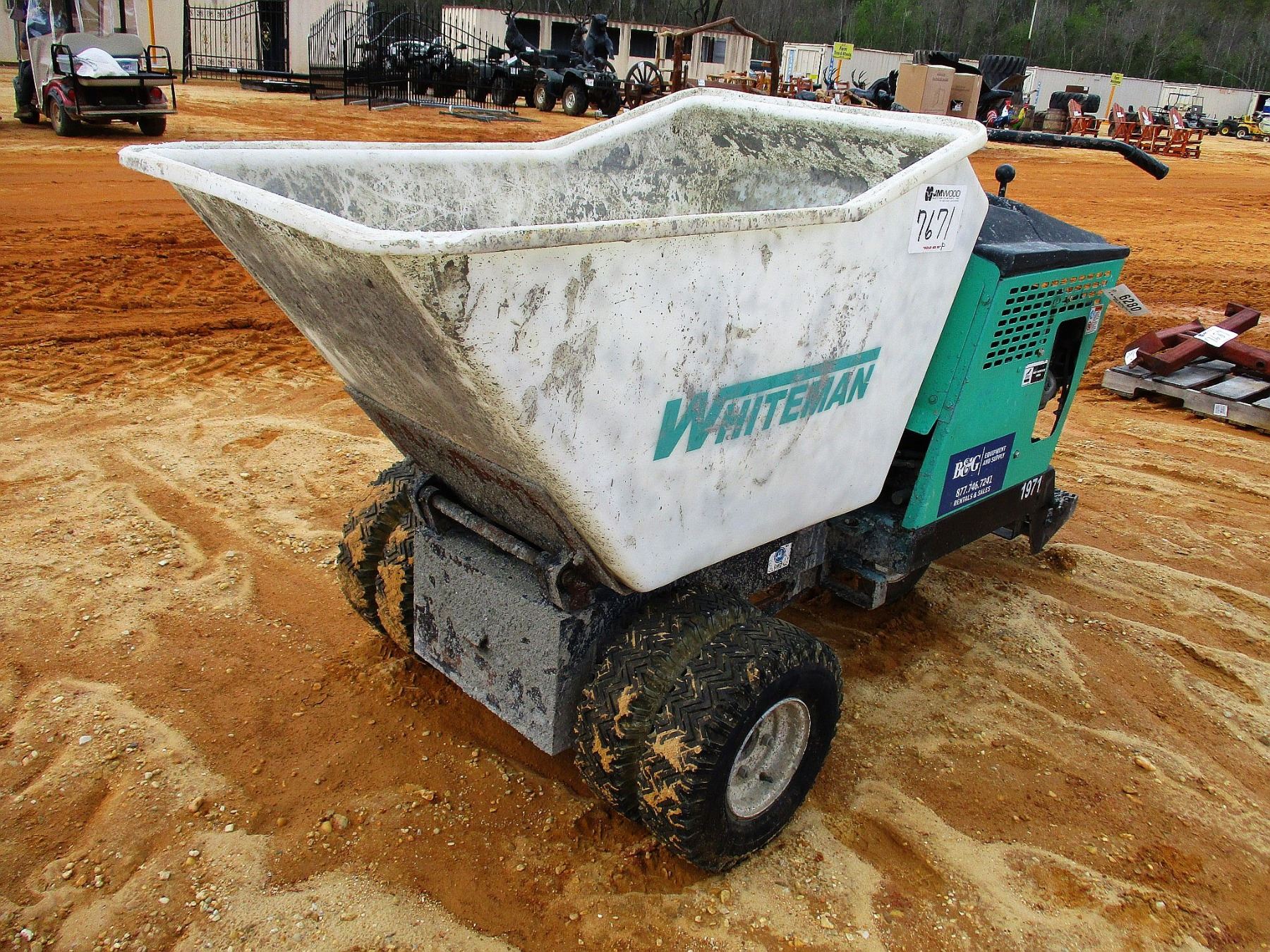 MULTIQUIP WBH.16F CONCRETE BUGGY, VIN/SN140318 GAS ENGINE J.M