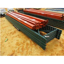 (1) PALLET SHEVLING TAILS W/SUPPORT POST (B9)