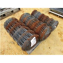 (3) ROLL 34" HOG WIRE (B-9)