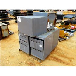 (6) METAL FILE CABINET (B-9)