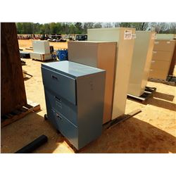 (3) METAL FILE CABINETS (B-9)