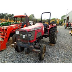 MAHINDRA 4500 FARM TRACTOR, VIN/SN:UP1107 - ROLL BAR, (1) REMOTE, METER READING 9100 HOURS