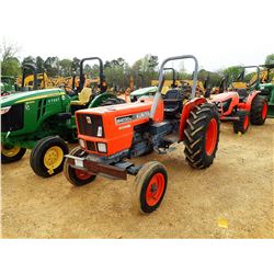 KUBOTA M4030SU FARM TRACTOR, VIN/SN:22024 - (1) REMOTE, ROLL BAR, METER READING 2,747 HOURS