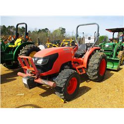 2010 KUBOTA MX5100D FARM TRACTOR, VIN/SN:56501 - MFWD, (1) REMOTE, ROLL BAR, METER READING 747 HOURS