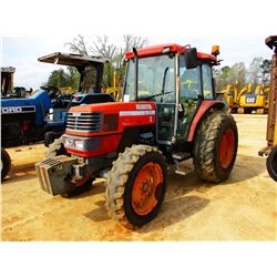 KUBOTA M8200 FARM TRACTOR, VIN/SN:51529 - MFWD, 3PTH, PTO, 3 HYD REMOTES, METER READING 3,899 HOURS 