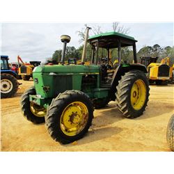 JOHN DEERE 3040 FARM TRACTOR, VIN/SN:508376 - MFWD, 2 REMOTES, CANOPY, 16.9-14 TIRES