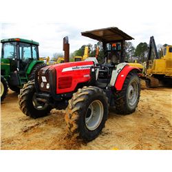 MASSEY FERGUSON 5460 FARM TRACTOR, VIN/SN:N301009 - MFWD, 3 REMOTES, CANOPY, 18.4-34 TIRES
