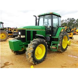 JOHN DEERE 7800 FARM TRACTOR, VIN/SN:004340 - MFWD, 4 REMOTES, CAB, A/C, DUALS, 46085R-28 TIRES