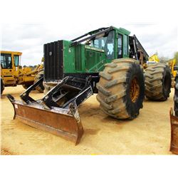 2013 JOHN DEERE 748H SKIDDER, VIN/SN:650480 - GRAPPLE, DUAL ARCH, WINCH, CAB, A/C, 35.5-32 TIRES, ME
