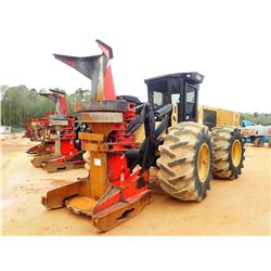 2014 CAT 573C FELLER BUNCHER, VIN/SN:W7300122 - CAT SC-57 SAW HEAD, CAB, A/C, 30.5-32 TIRES, METER R