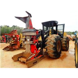 2014 CAT 573C FELLER BUNCHER, VIN/SN:7300116 - CAT SC57 SAW HEAD, CAB, A/C 30.5L-32 TIRES