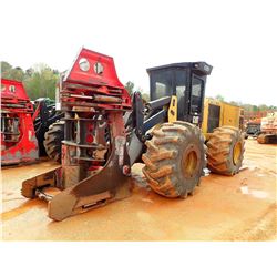 CAT 553C FELLER BUNCHER, VIN/SN:PGR09269 - SH56B SAW HEAD, CAB, A/C, 28L-26 TIRES, METER READING 9,2