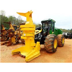 JOHN DEERE 843J FELLER BUNCHER, VIN/SN:617519 - JOHN DEERE SAW HEAD, CAB, A/C, 28L-26 TIRES