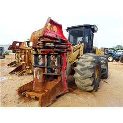2011 CAT 553 FELLER BUNCHER; VIN/SN:HA20022 PRENTICE SH-50 SAW HEAD, CAB, A/C, 28L-26 TIRES, METER R