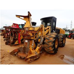 TIMBERKING TK350 FELLER BUNCHER, VIN/SN:HA18534 - HYDRO AX SAW HEAD, CAB, A/C, 28L-26 TIRES, METER R