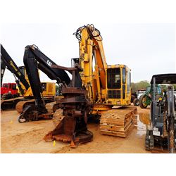 2001 JOHN DEERE 653G TRACK FELLER BUNCHER, VIN/SN:880067 - ROTO-SAW H SERIES SAW HEAD, CAB, A/C, MET