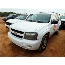 2009 CHEVROLET TRAIL BLAZER SUV, VIN/SN:1GNDT335592102085 - GAS ENGINE, A/T, ODOMETER READING 80,446