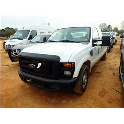2009 FORD F250XL PICKUP, VIN/SN:1FTSX20579EA11704 - EXT CAD, V8 GAS ENGINE, A/T, TOOL BOXES, ODOMETE