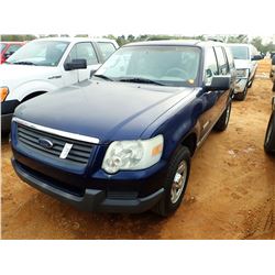 2006 FORD EXPLORER VIN/SN:1FMEY72E66UB31524 - V6 GAS, A/T, ODOMETER READING 165,400 MILES, (#84134),