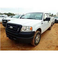 2007 FORD F150 PICK UP, VIN/SN:1FTRX14W37KD41575 - 4X4, EXT CAB, V8 GAS ENGINE, A/T, ODOMETER READIN